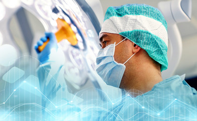 Fototapeta premium surgeon in operating room at hospital