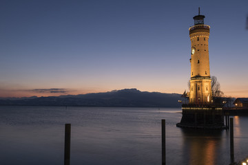 Fototapeta na wymiar Leuchtturm Bodensee