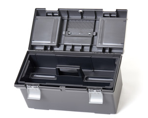 Toolbox, isolated object photo, white background