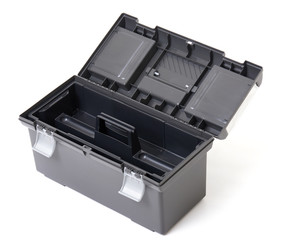 Toolbox, isolated object photo, white background