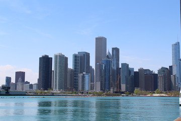 Fototapeta na wymiar Chicago view
