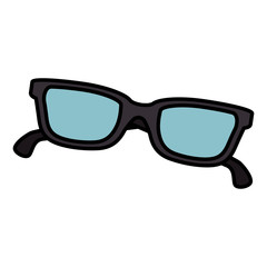 Fototapeta premium eye glasses isolated icon vector illustration design