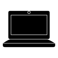 laptop computer isolated icon vector illustration design