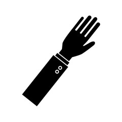 hand human isolated icon vector illustration design