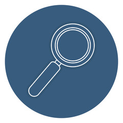 magnifying glass isolated icon vector illustration design
