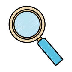 magnifying glass isolated icon vector illustration design