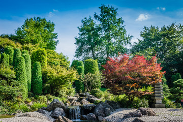 Fototapeta na wymiar Japanischer Garten Rheinaue Bonn