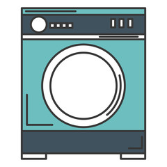 wash machine isolated icon vector illustration design