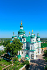 bell tower of Troitskyi monastery in Chernihiv