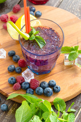 blueberry smoothies