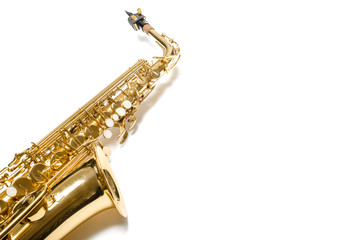 Saxophone Jazz instrument isolated