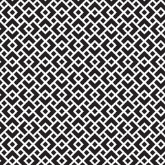 Seamless geometric art deco overlap pattern background