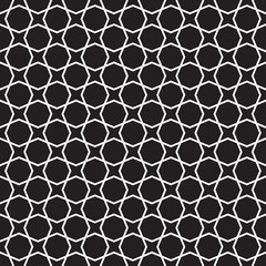Fototapeta premium Seamless abstract geometric vintage octagon pattern background