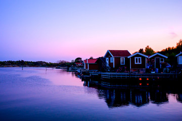 Fototapeta premium Evening in Sweden