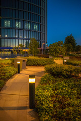 Urban garden in Madrid.