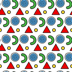 Colorful seamless pattern