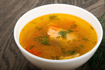 Salmon soup