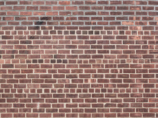 Obraz premium Brick Wall texture; Various brick sizes and shades of red