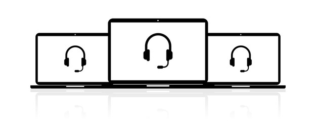 Laptop Banner - Headset Support