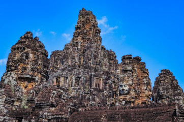 Ancient temple ruins in Angkor Wat, Cambodia