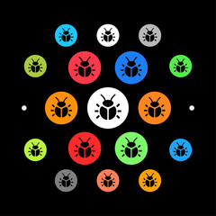 Modernes UI design - Käfer