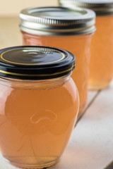 Homemade mesquite bean jelly.