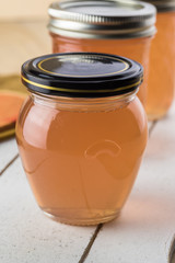 Homemade mesquite bean jelly.