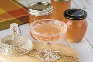 Homemade mesquite bean jelly.