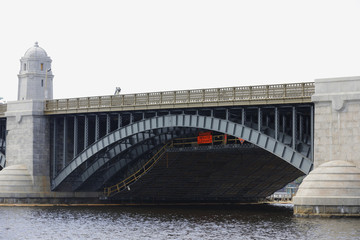 Fototapeta premium Longfellow Bridge Charles River Boston