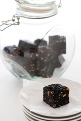 fresh baked delicious brownies