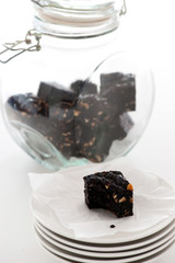 fresh baked delicious brownies