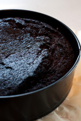 fresh baked guinness cake