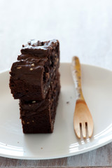 fresh baked delicious brownies