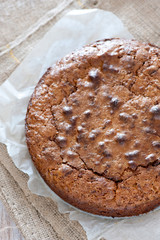 fresh baked carrot cake