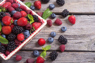 Photo of Berries background