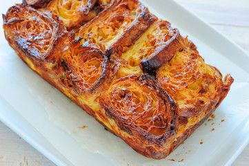 homemade cake croissant fresh baked