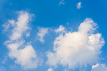 Naklejka na ściany i meble Clouds with blue sky background
