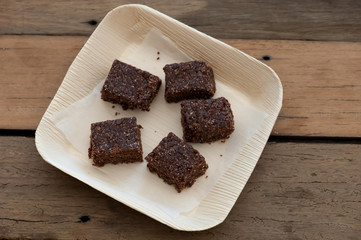 fresh baked delicious brownies