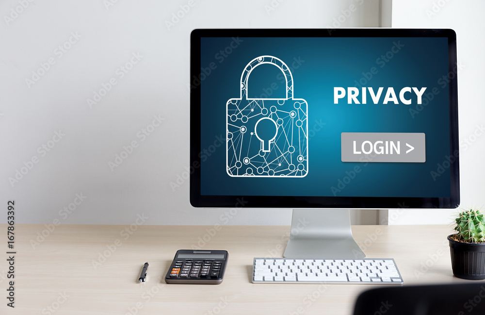 Poster privacy access login performance identification password passcode and privacy