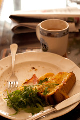homemade sandwich closeup