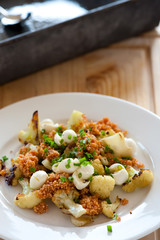 Balanced meal with quinoa