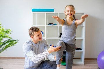 Fototapeta premium Physiotherapists working on rehabilitation