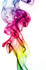 Fototapeta premium Abstract of colorful smoke