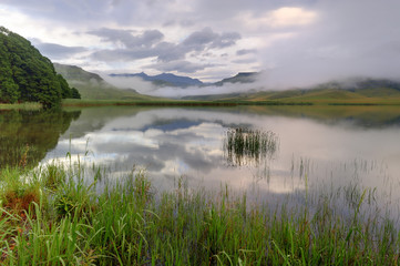 GIANT'S CUP WILDERNESS RESERVE. View looking north, southern Drakensberg, Kwazulu NJatal, South Africa 