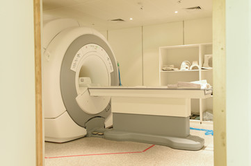MRI scanner room