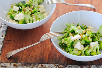 Homemade vegetarian salad, balanced meal