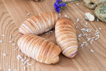 close up bread