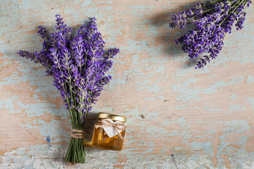 Lavander with aromatic oil