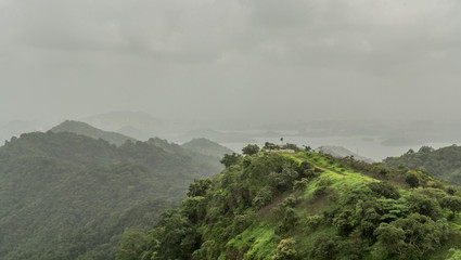 view from top of mountain