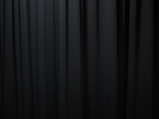 Black curtail background